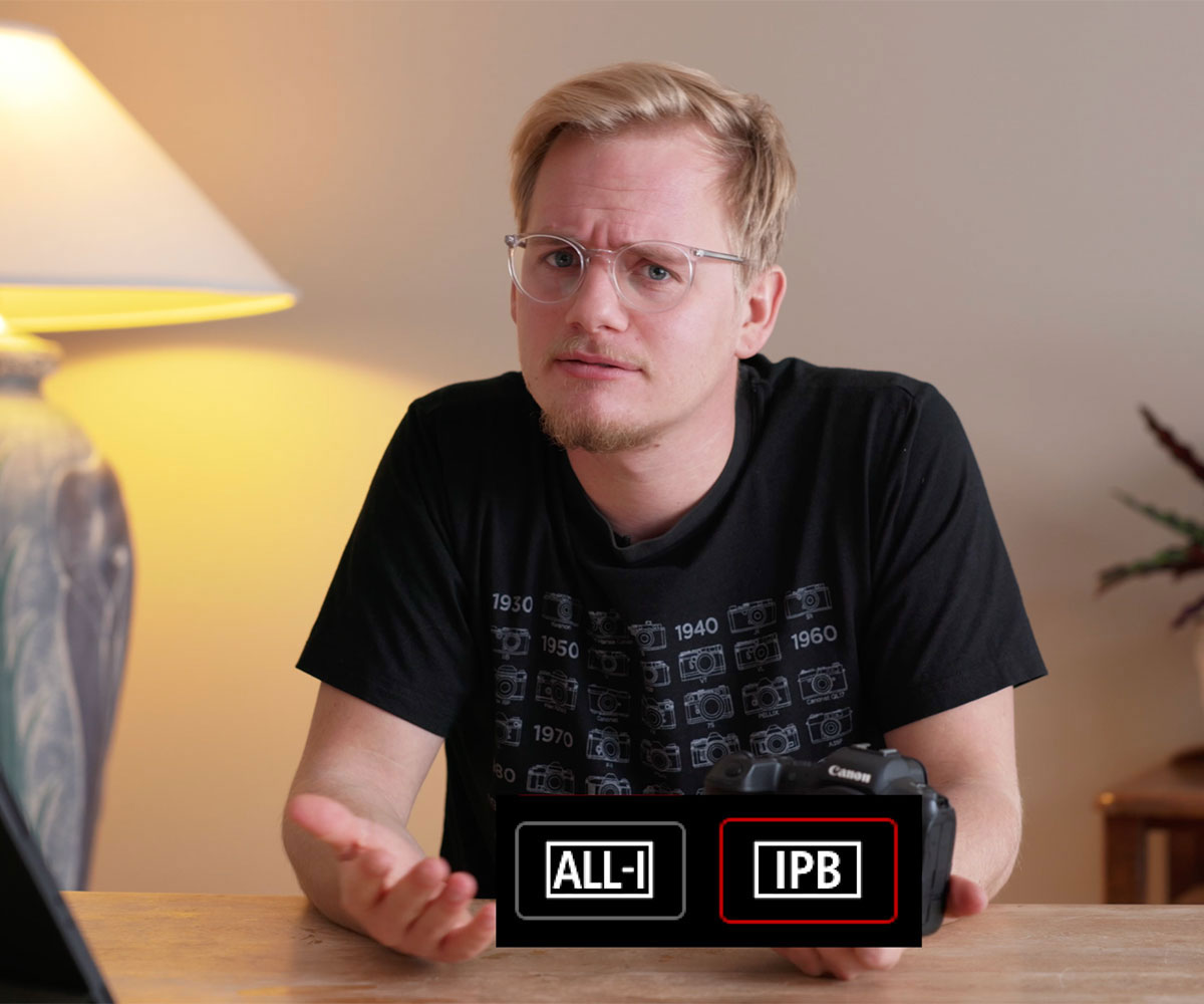 Quick tip on filming with the EOS: All-I and IPB