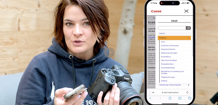 Quick tip: discover online user guides for Canon cameras, lenses and accessories